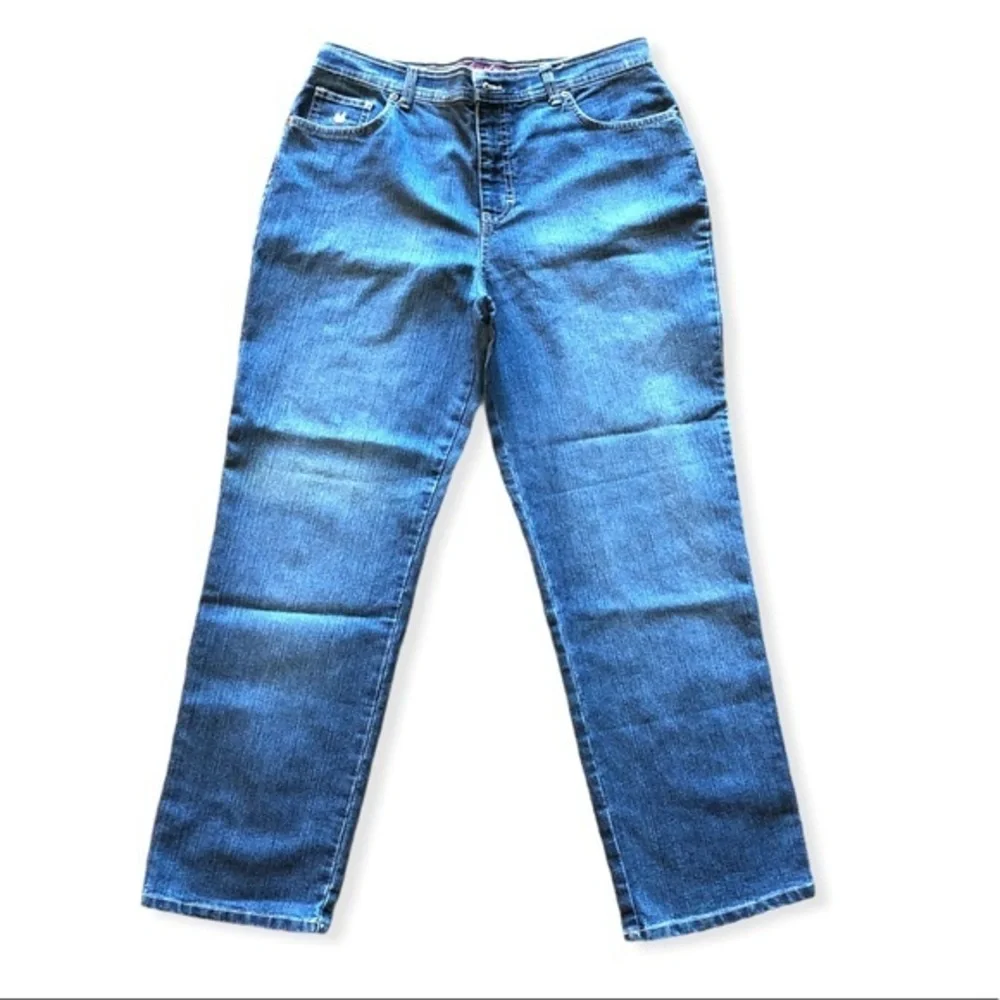 5 for $25 ❄️ Gloria Vanderbilt blue jeans Size 12 Short - Picture 1 of 9